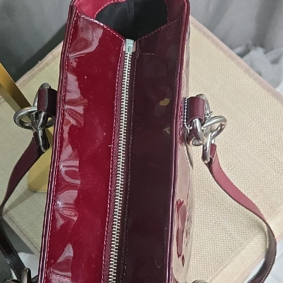 Coach East West Patent Leather Tote - Picture 5 of 14